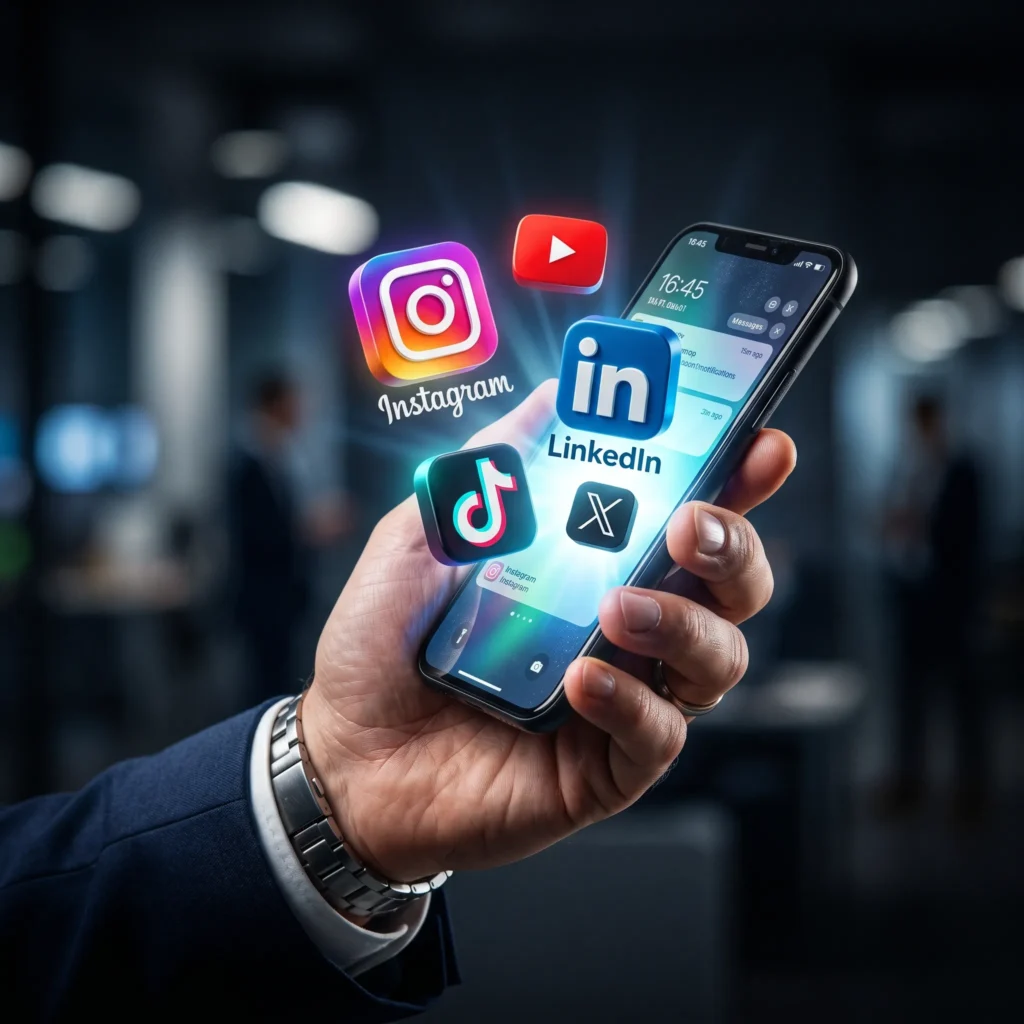 Gestión de redes sociales desde el móvil